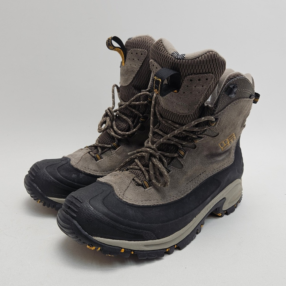 Columbia Bugaboot Plus III Mens 9.5 Grey Omni-Heat Waterproof Winter Snow Boots